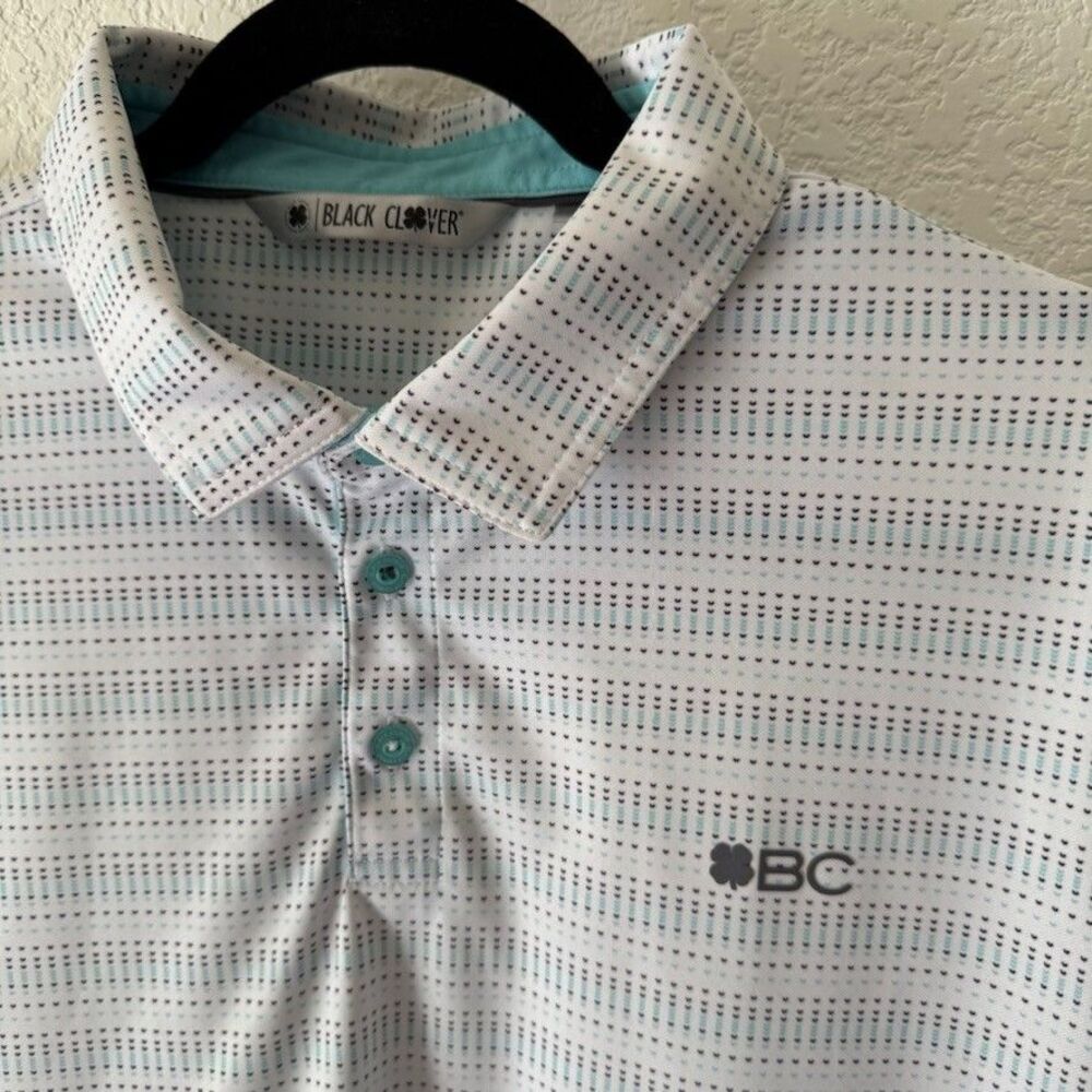 Black Clover Men's XL Golf Polo Shirt